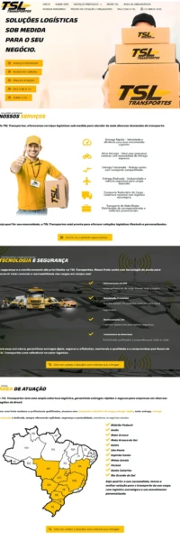 TSL Transportes Soluções Logístias Sob Medida Para o Seu Negócio TSL Transportes Soluções Logístias Sob Medida Para o Seu Negócio